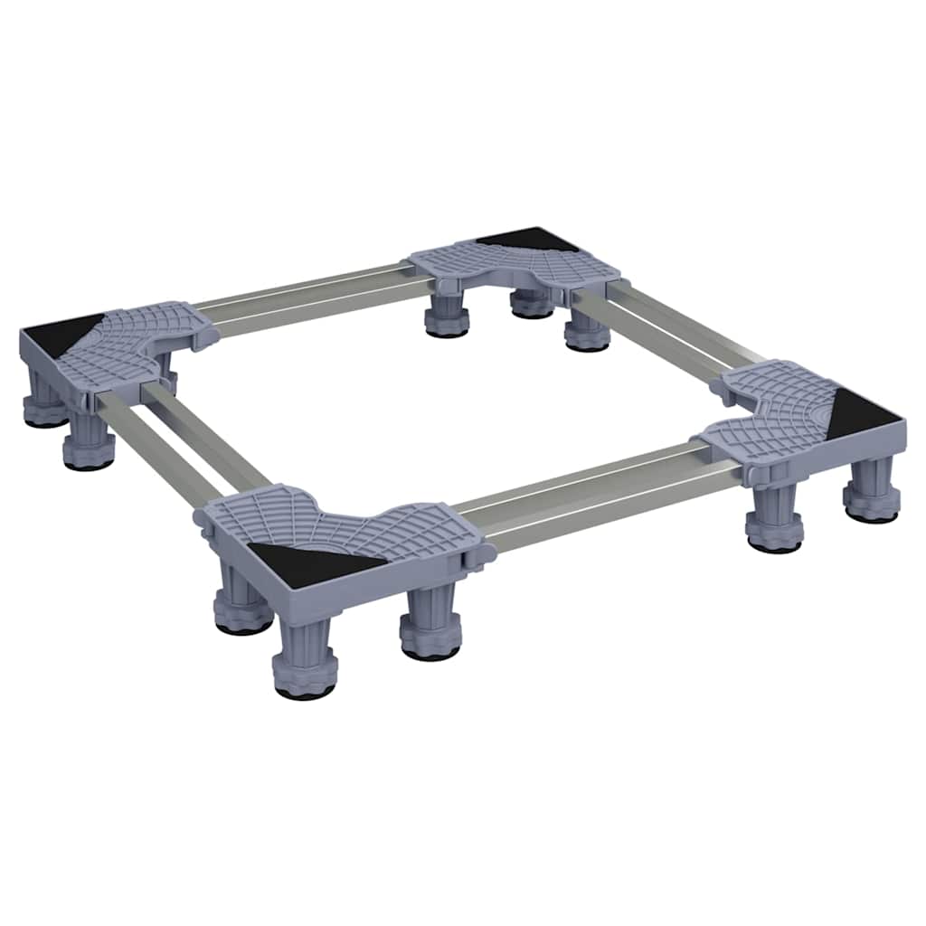 Wasmachinebasis Grijs 67 x 67 x 12 cm Roestvrij staal
