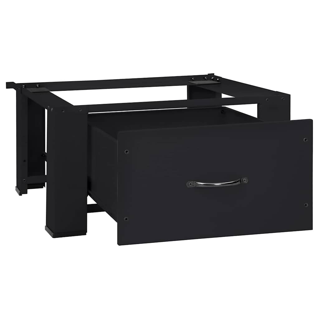 Wasmachine Pedestal Zwart 64 x 55 x 32,5 cm Staal