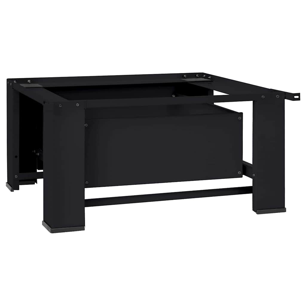 Wasmachine Pedestal Zwart 64 x 55 x 32,5 cm Staal