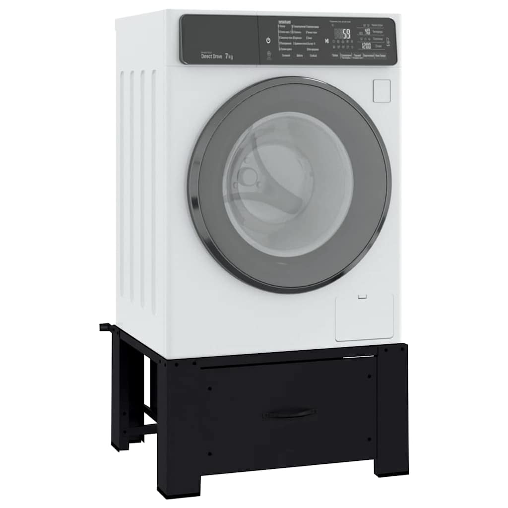 Wasmachine Pedestal Zwart 64 x 55 x 32,5 cm Staal