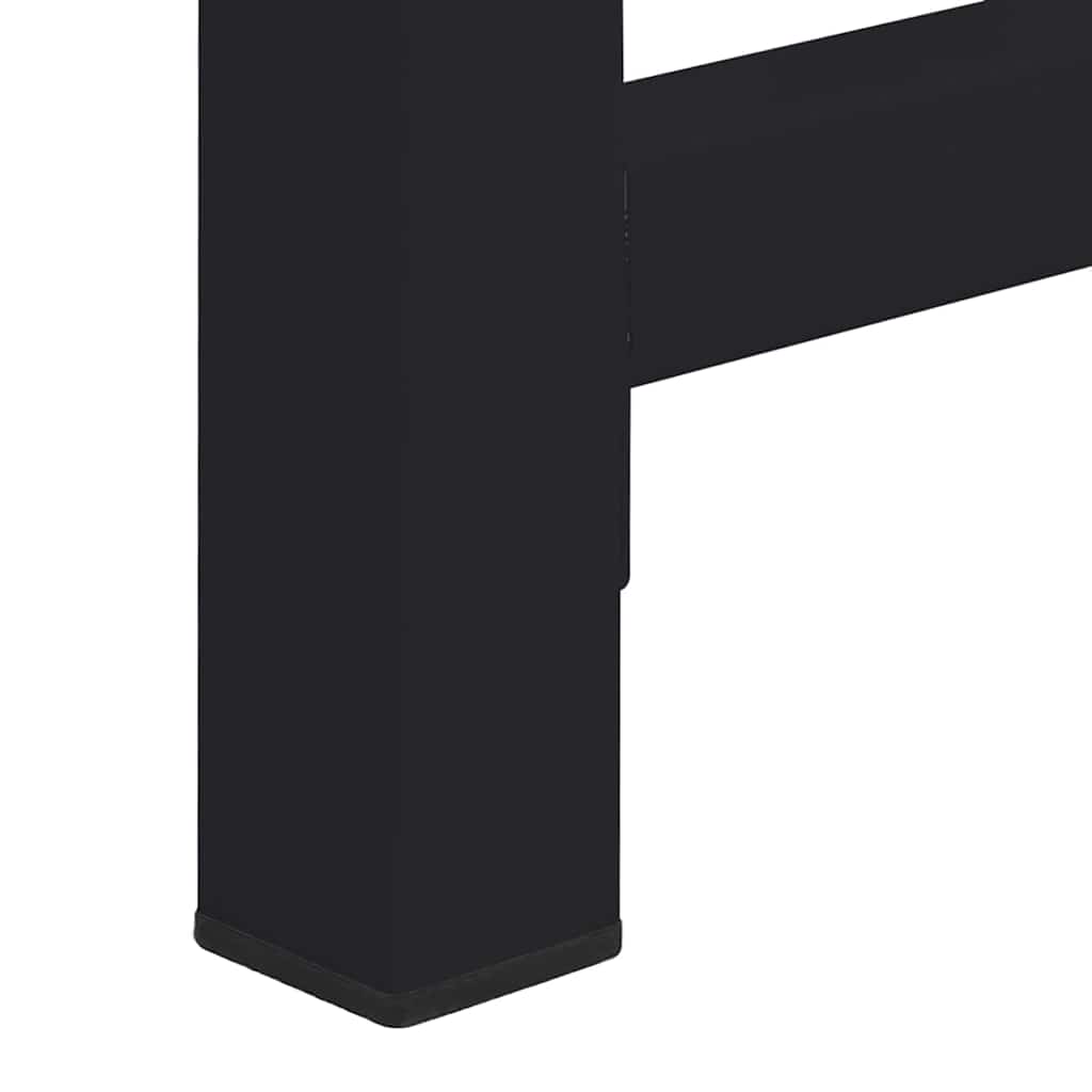 Wasmachineverhoger 2 stuks Zwart 120 x 56 x 52 cm Staal