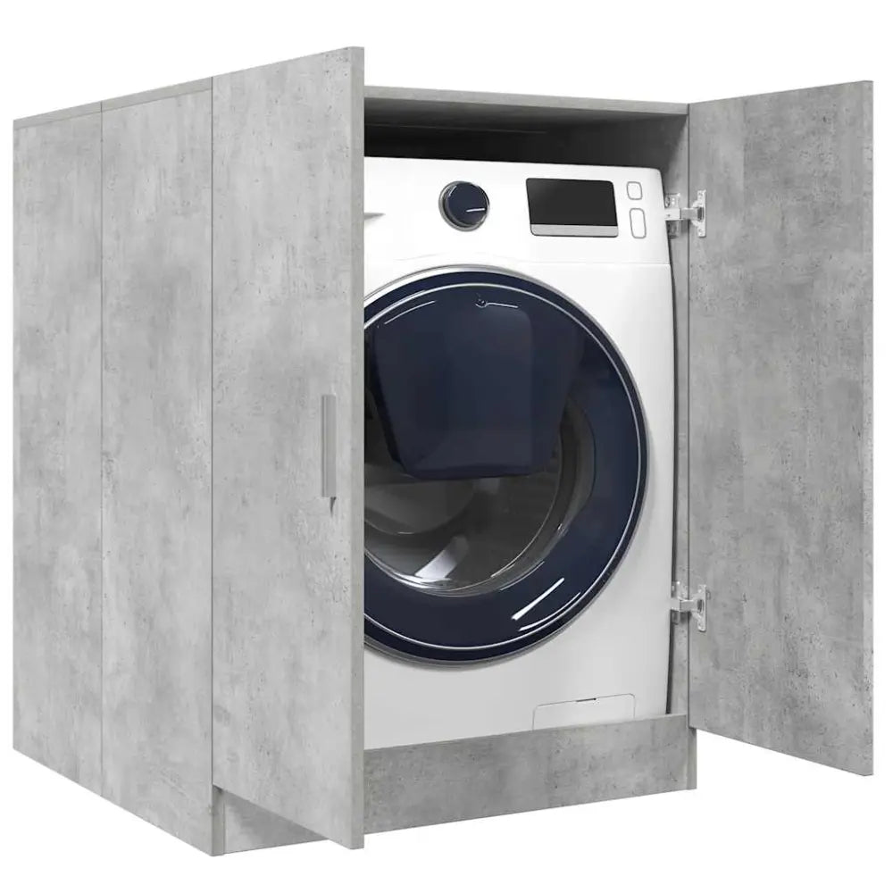 machine betonlook kast - Wasmachine kast 71x71,5x91,5 cm betongrijs
