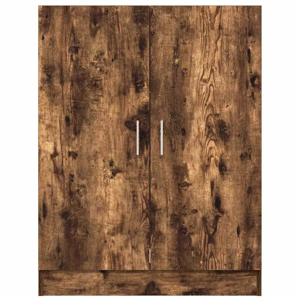 houten kast twee deuren - Wasmachine kast 71x71,5x91,5 cm gerookt eikenkleurig