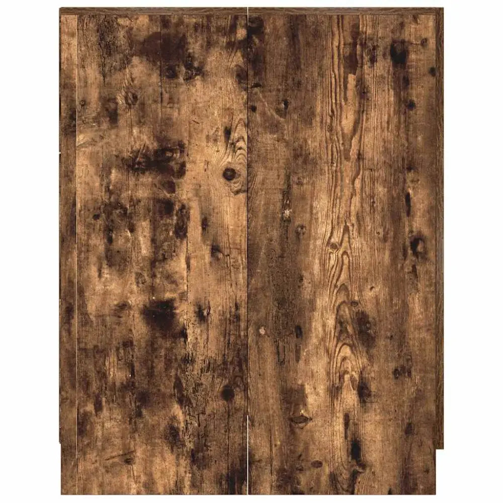 rustiek houten - Wasmachine kast 71x71,5x91,5 cm gerookt eikenkleurig