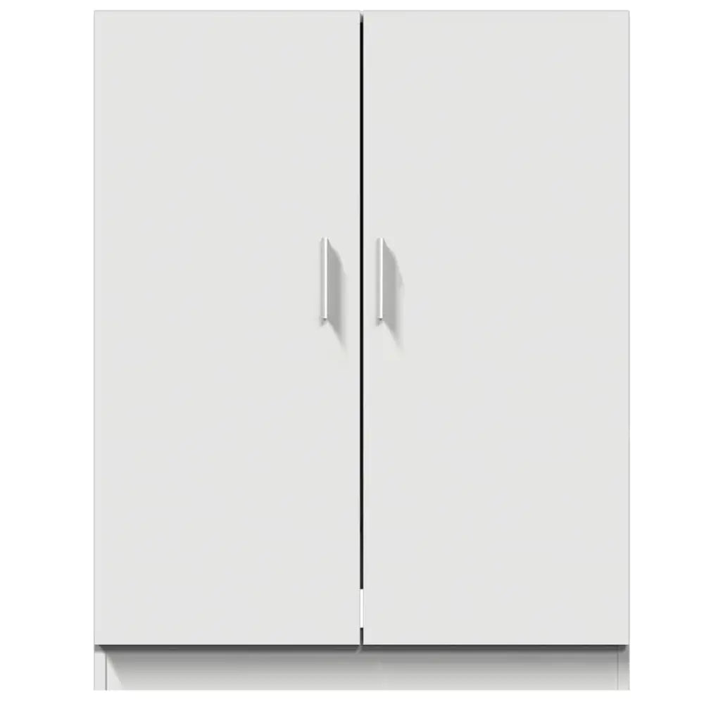 wit kast twee deuren - Wasmachine kast 71x71,5x91,5 cm wit