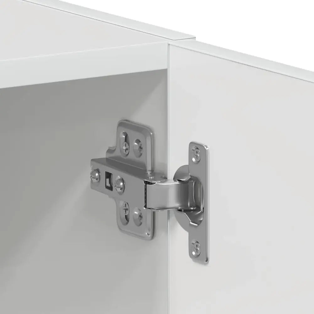 zilver kast scharnier - Wasmachine kast met deuren wit