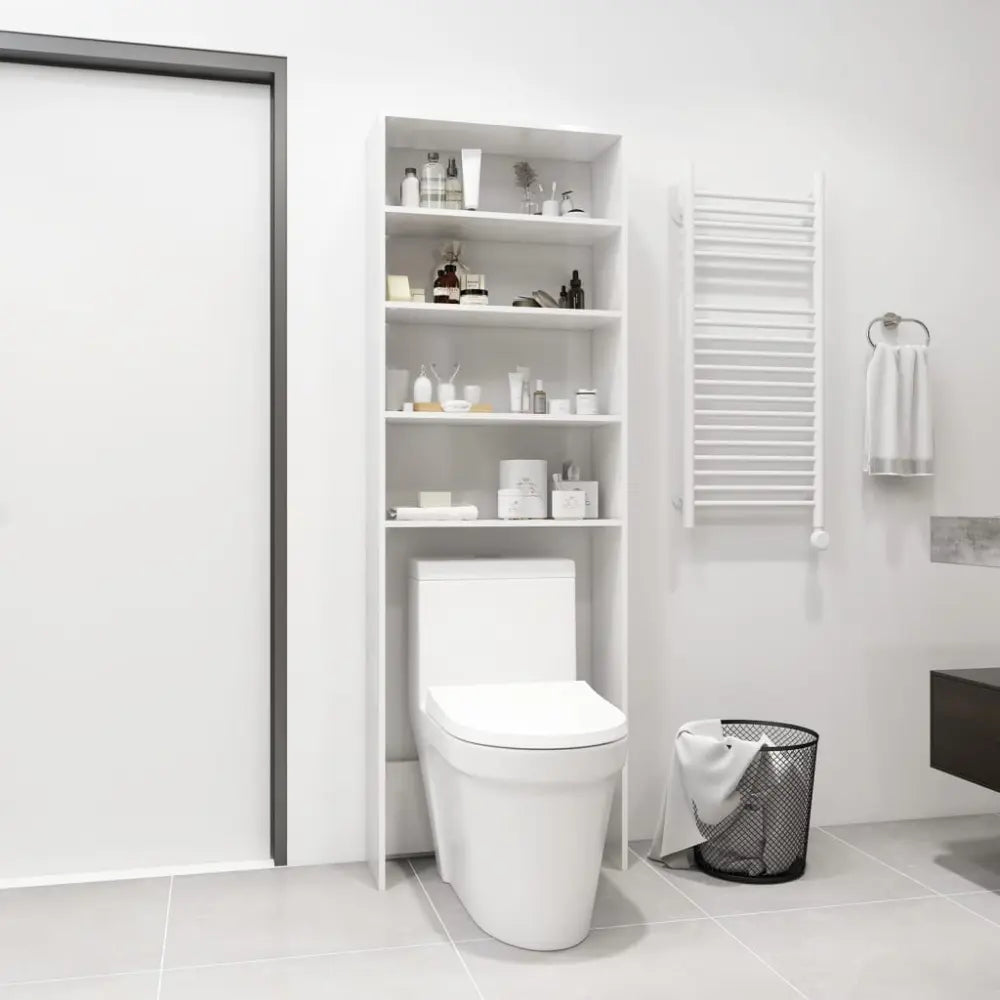 wit toilet eenheid - Wasmachine kast met opberg vak boven wit