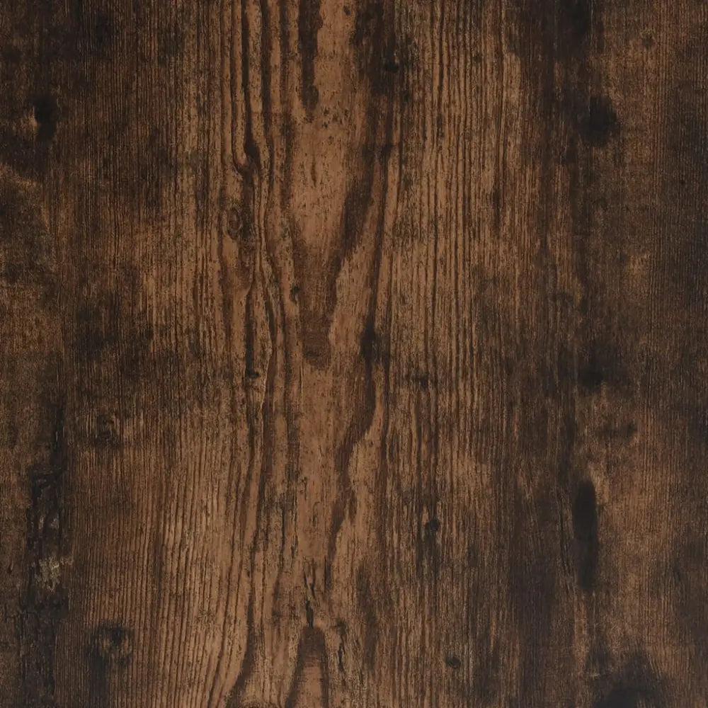 donker bruin hout graan - Wasmachine kast met vakken 64x24x190 cm gerookt eikenkleurig