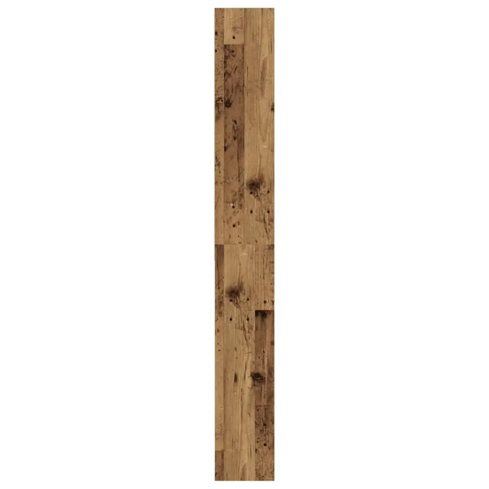 rustiek houten plank - Wasmachine kast met vakken 64x24x190 cm oud houtkleurig