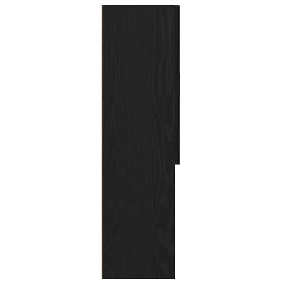 zwart houten kast - Wasmachine kast opbouw zwart