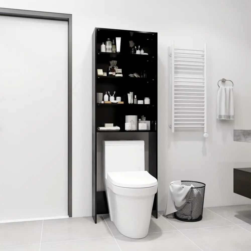 toilet opslag kast - Wasmachine kast open zwart