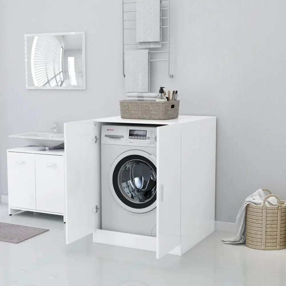 wit machine kast - Wasmachine kast wit