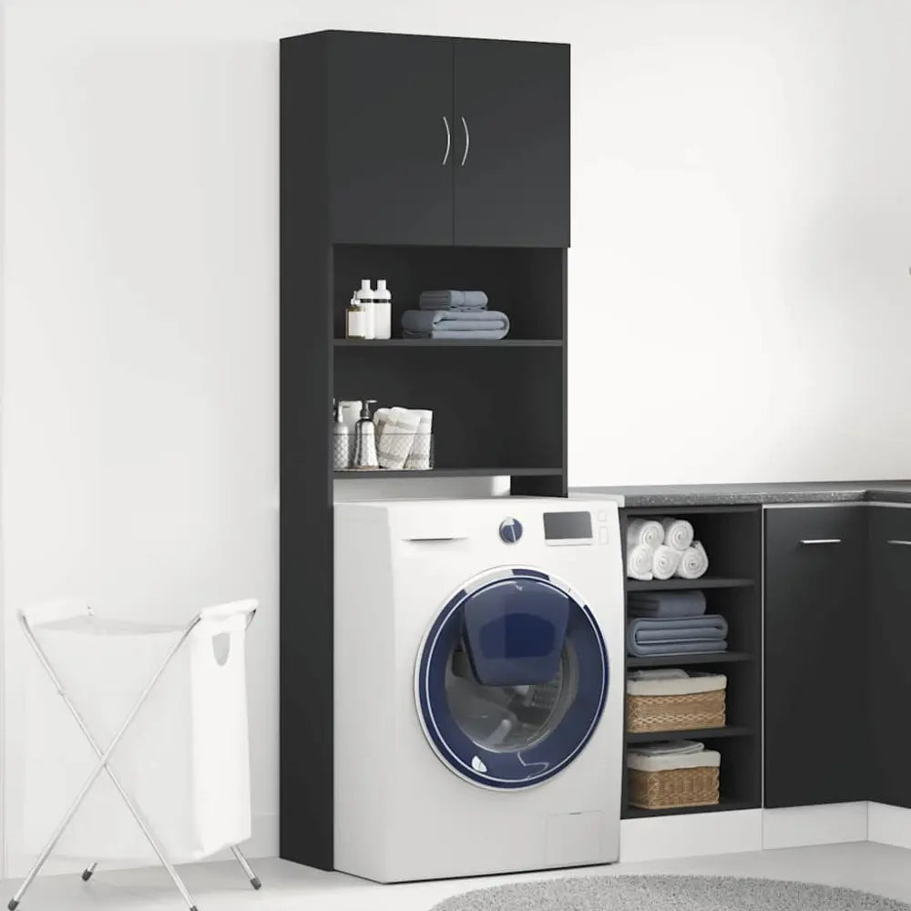kamer setup machine opslag - Wasmachine kast ???/zwart