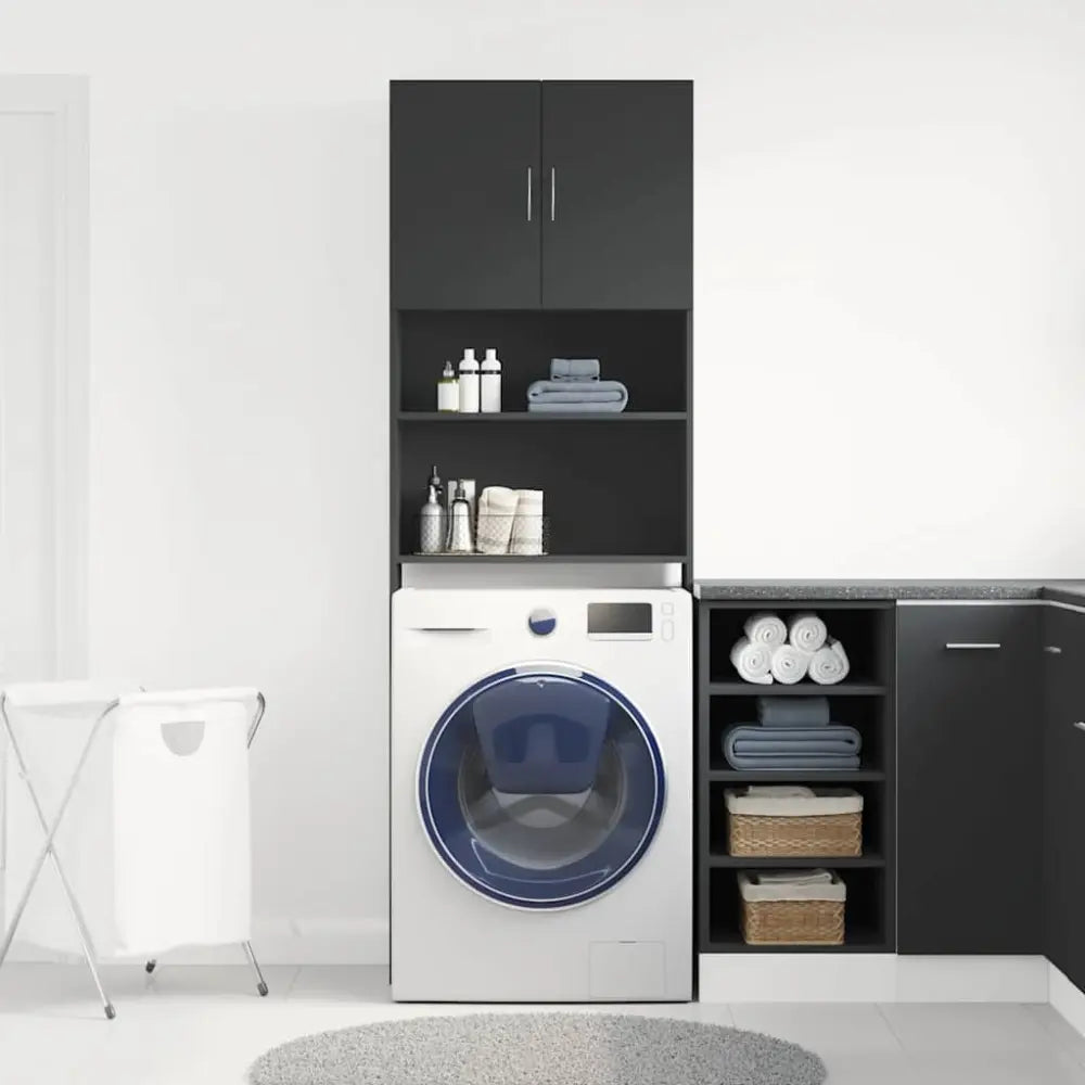 kamer wasmachine opslag - Wasmachine kast ???/zwart