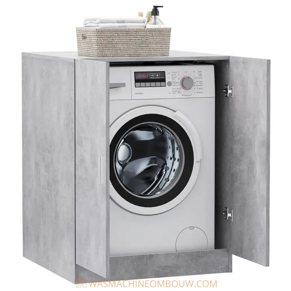machine grijs kast - Wasmachine ombouw grijs