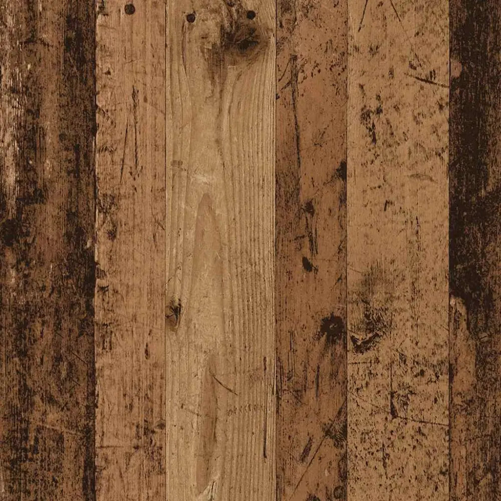 rustiek houten planken - Wasmachine ombouw kleur oud hout