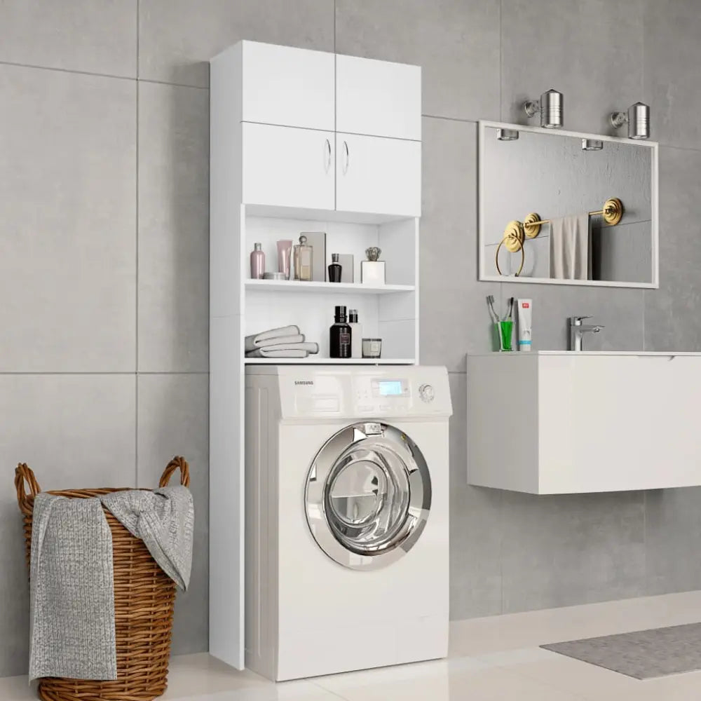 wit machine opslag kast - Wasmachine ombouw met kast wit
