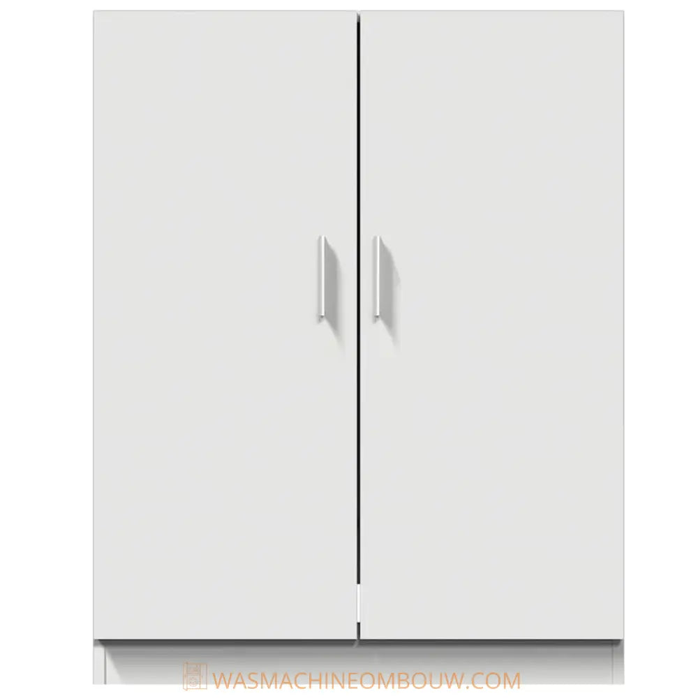 wit kast twee deuren - Wasmachine ombouw wit