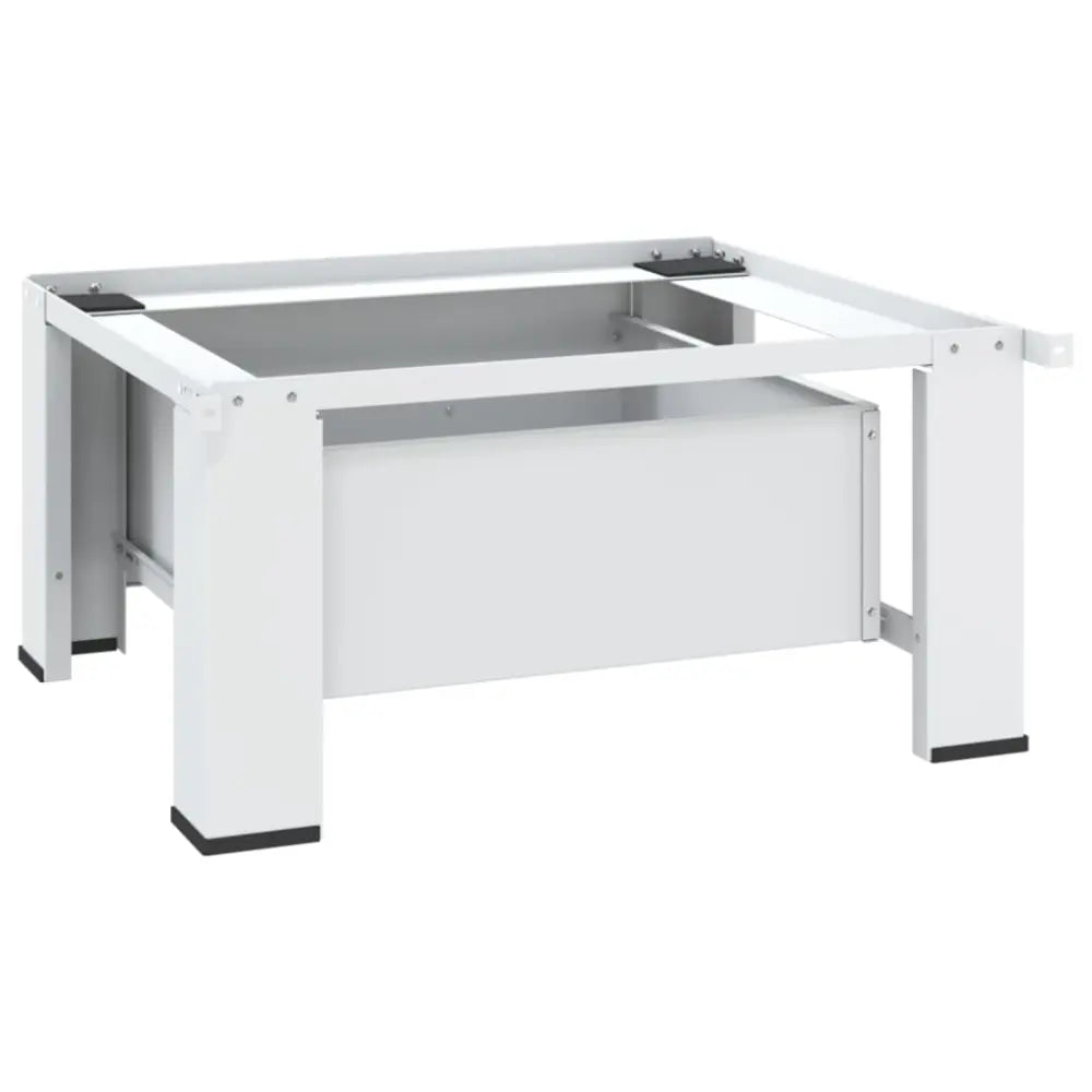 wit metaal machine basis - Wasmachine verhoger met lade wit 64 x 55 x 32,5