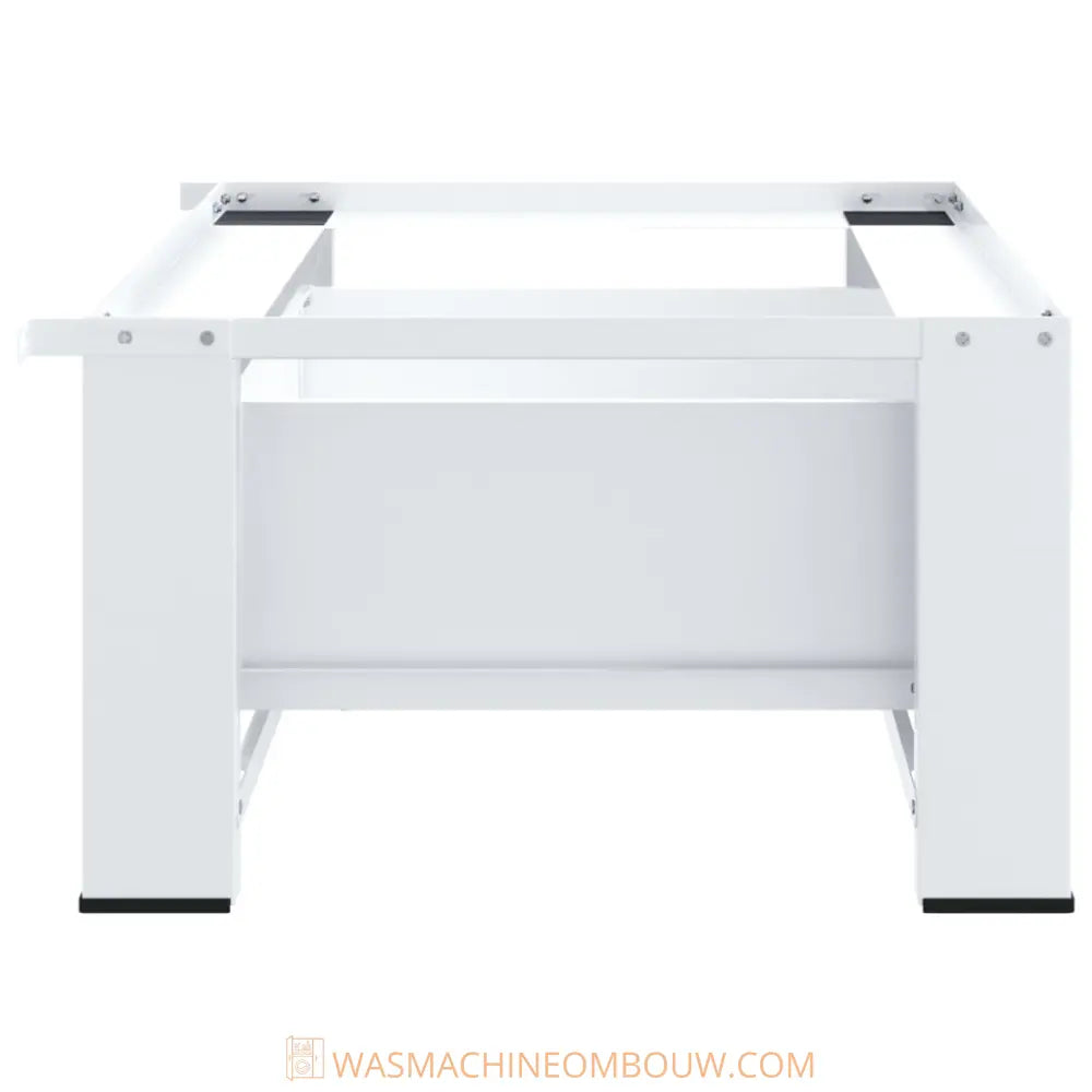 wit metaal machine basis - Wasmachine verhoger met lade wit