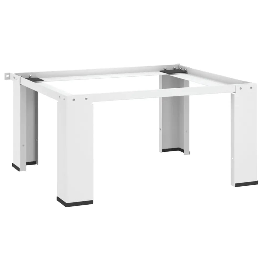 wit metaal machine stand - wasmachine verhoger wit