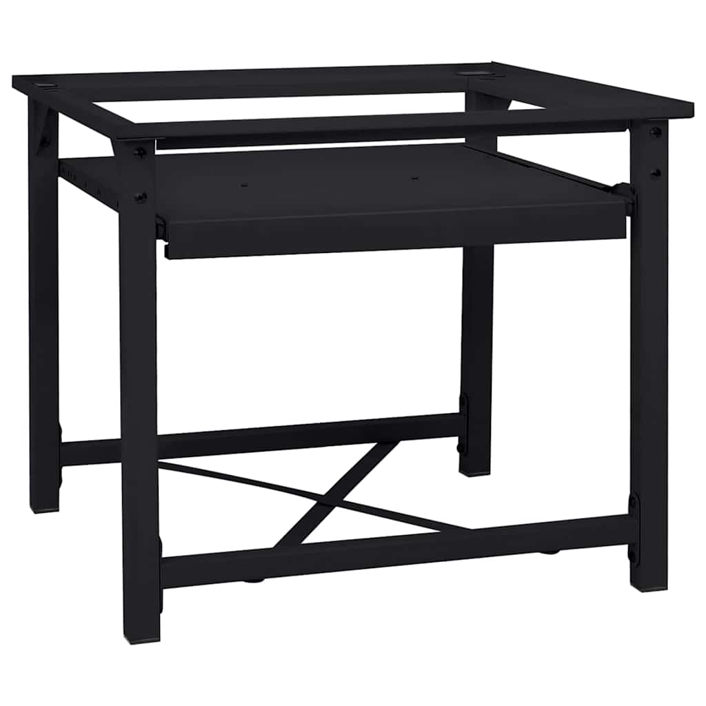 Wasmachine Pedestal Zwart 60 x 56 x 52 cm Staal