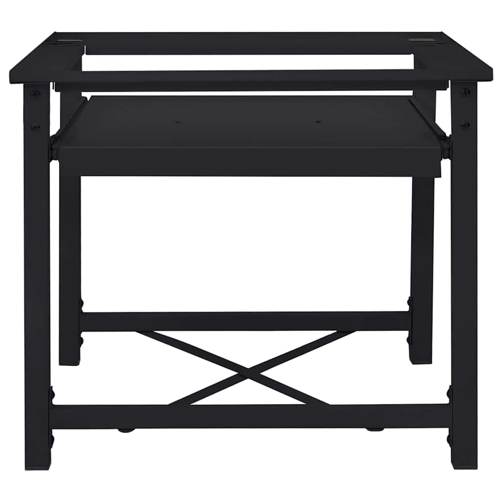 Wasmachine Pedestal Zwart 60 x 56 x 52 cm Staal