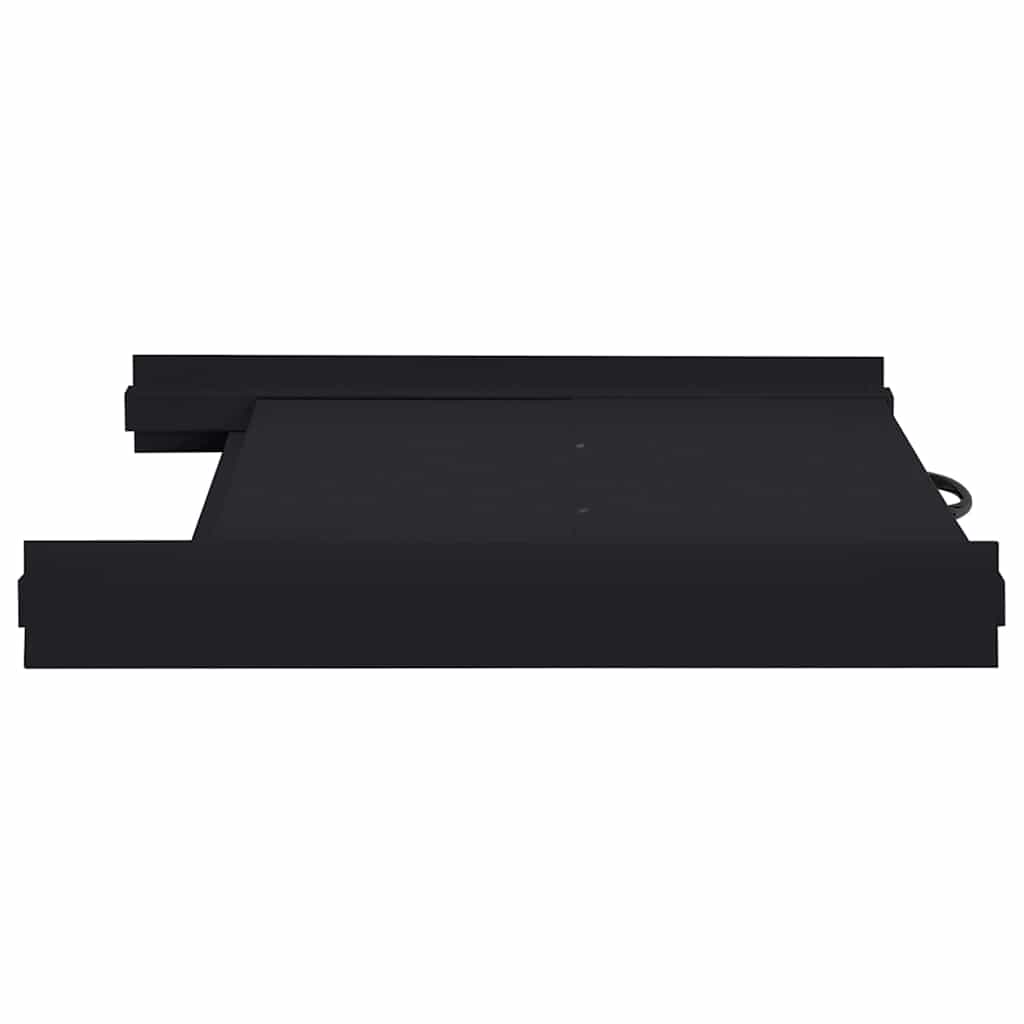 Wasmachine Tussenplank Zwart 60 x 60 x 8 cm Staal