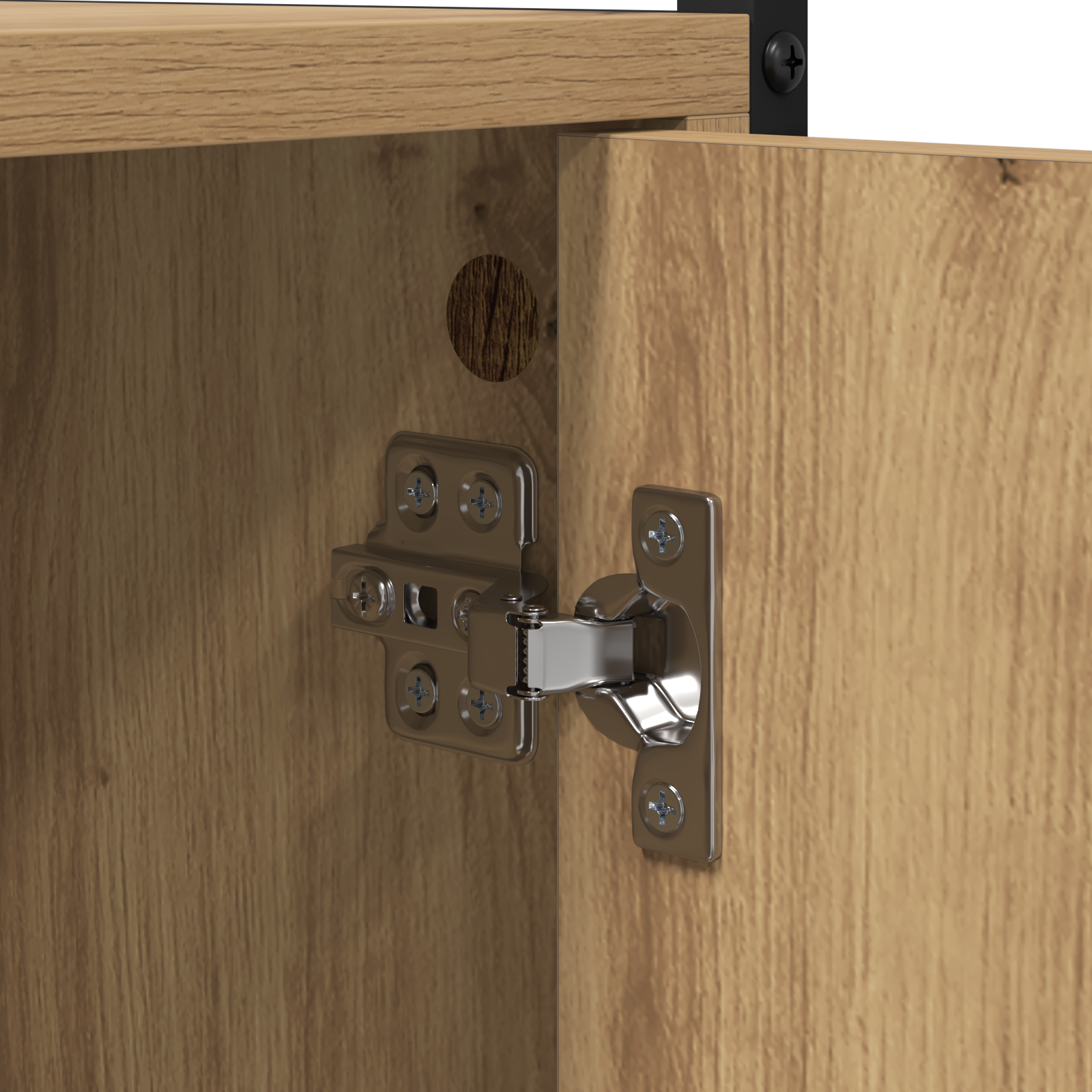 Wasmachinekast Artisan Eiken 68 x 48,5 x 194 cm Bewerkt hout