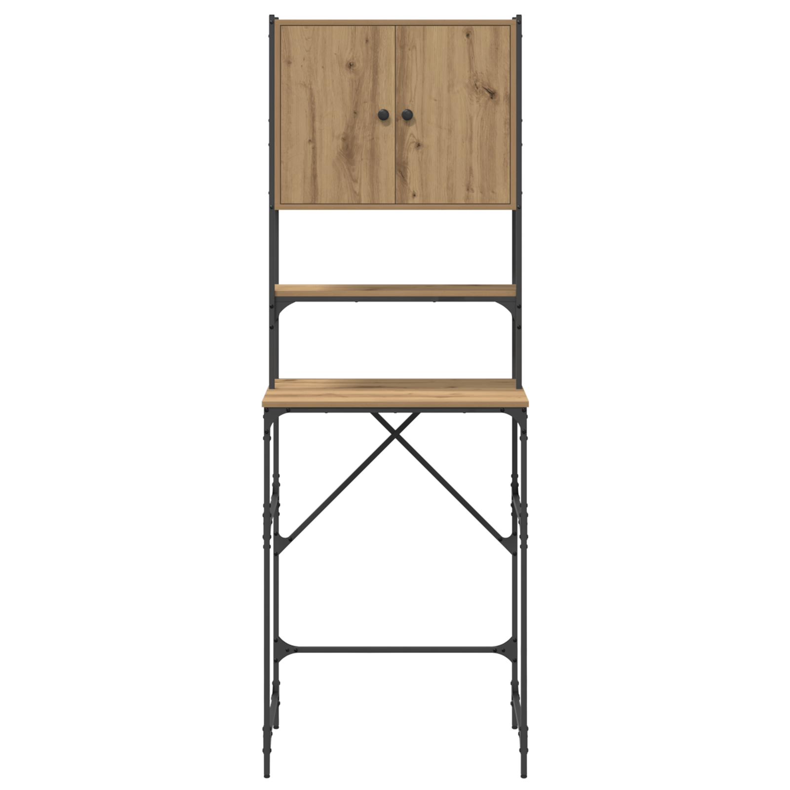 Wasmachinekast Artisan Eiken 68 x 48,5 x 194 cm Bewerkt hout