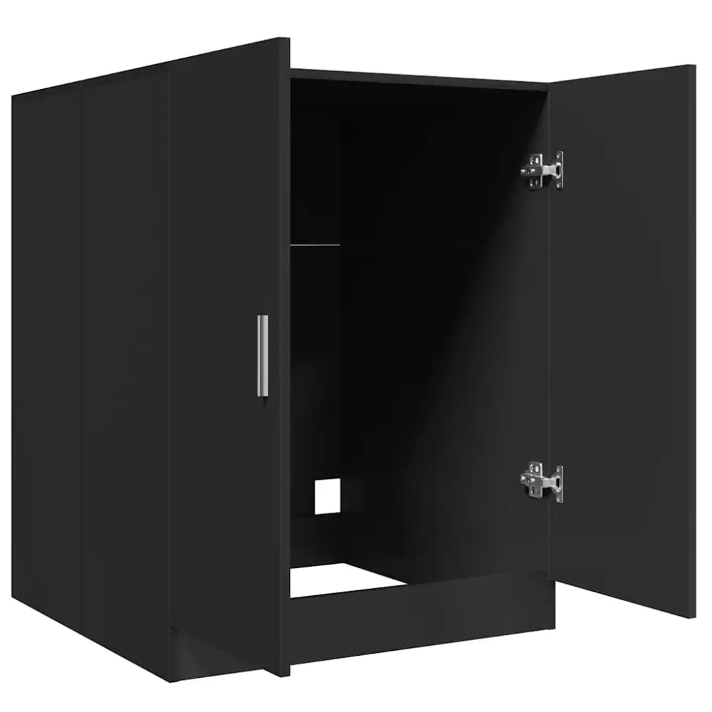 open zwart kast - Wasmachine kast 71x71,5x91,5 cm zwart