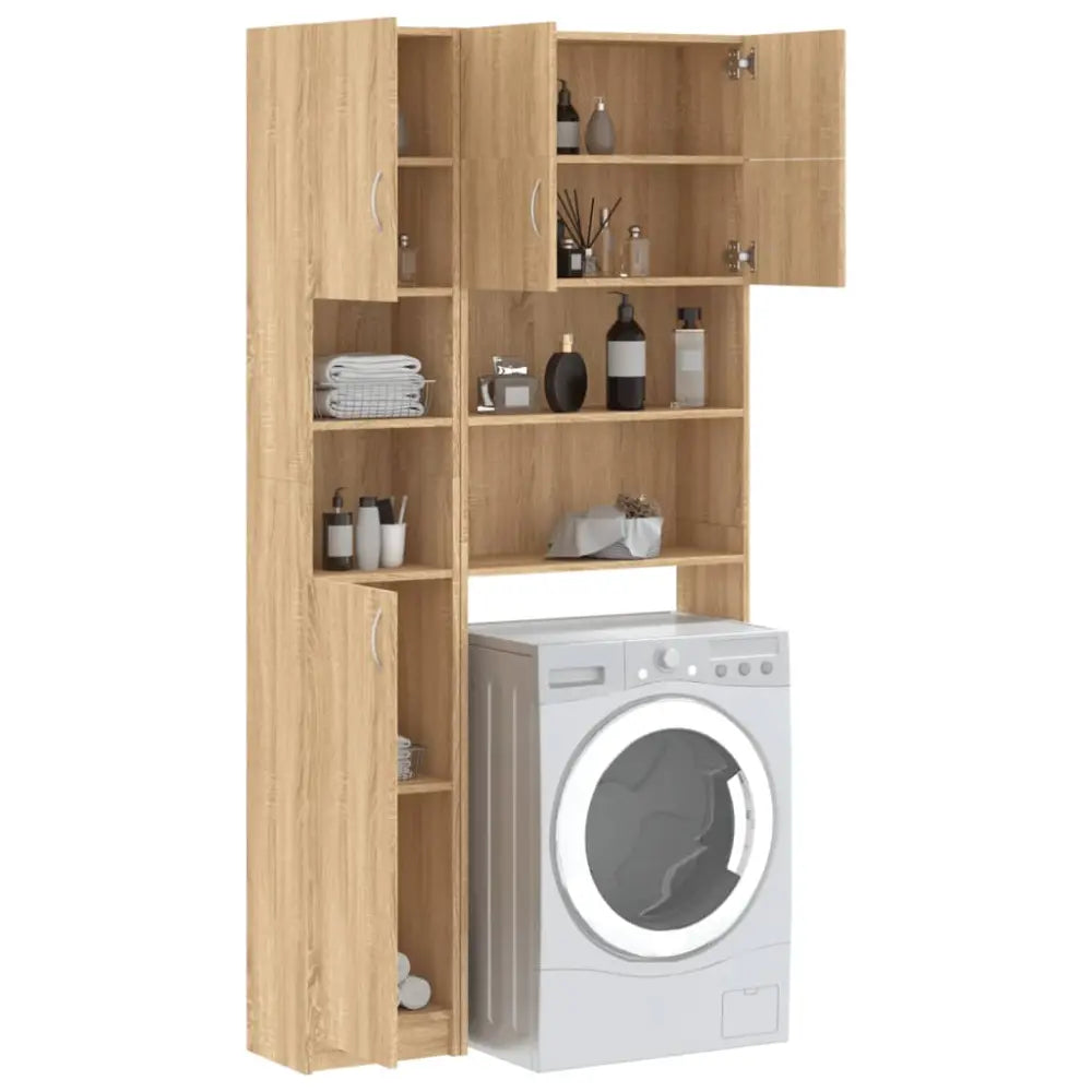 kamer opslag kast machine - Wasmachine kast met bovenkast zij kast eiken