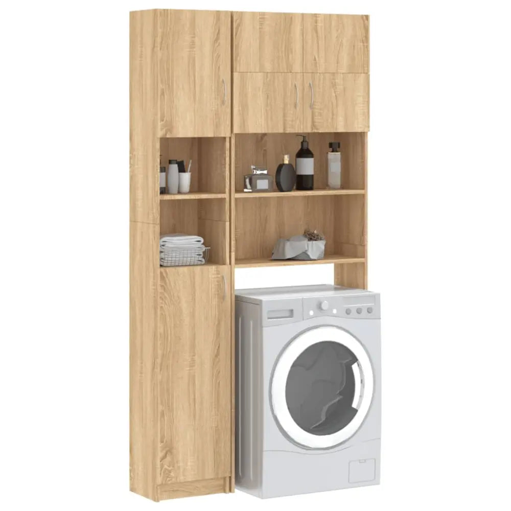 kamer opslag kast machine - Wasmachine kast met bovenkast zij kast eiken