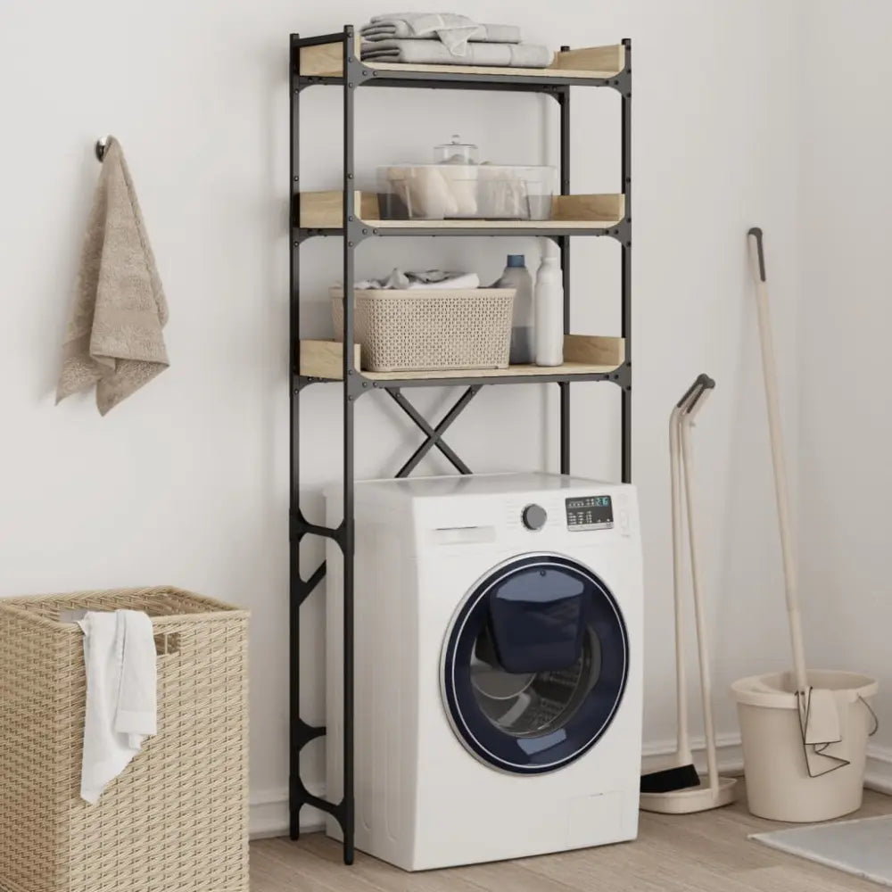 kamer eenheid machine - Wasmachine kast rek op berg vak boven hout sonoma eikenkleurig
