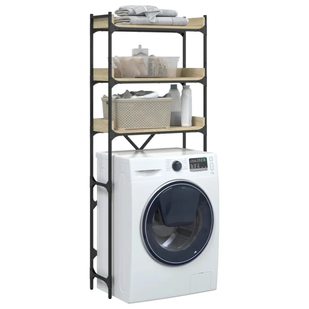 machine eenheid - Wasmachine kast rek op berg vak boven hout sonoma eikenkleurig